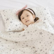 아띠블랑 쿨링 인견 어린이베개 + 블랭킷 대형 세트, 갤럭시스타