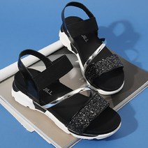 잭앤질 여성용 펄글리터 밴딩 샌들 JB0336