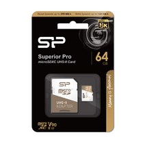 실리콘파워 Superior Pro UHS-II 8K microSDXC, 64GB