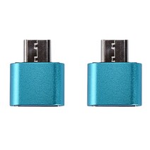 칼론 USB 3.0 미니 C타입 OTG젠더 KR-MCOTG, 블루, 2개