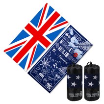 바캉스 패션 비치타올 2종 + 비치파우치 2p, 영국신사오빠, 신사는여름휴가, 1세트