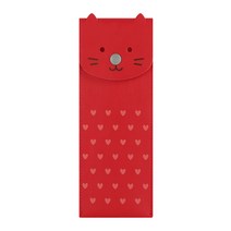 모노폴리 토피넛 위드밴드 펜케이스, RED KITTY, 1개