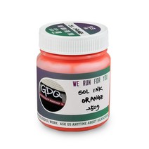 지디큐팩토리 실크스크린 날염용 졸 잉크 500g, 오렌지