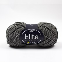 야나 엘리트 울 뜨개실 4p, 1010 멜란지 연그레이