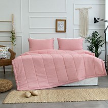 바이섬 시어커서 워싱 차렵이불 세트/베개커버 2P