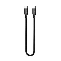 이츠라이프 칸쿤 USB C to C 고속 충전케이블 60W PD 2m, 블랙, 1개