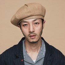 밀리어네어햇 herringbone Linen beret + 더스트백