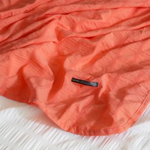 인견필 아이스 터치 여름 이불 2p, 링클 핫코랄