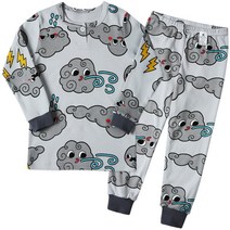 퓨코 아동용 구르미즈 오가닉 내의 상하 세트