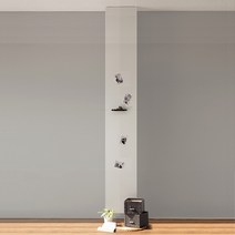 타공판 가벽 인테리어 철제파티션 400 x 2700 mm, 화이트