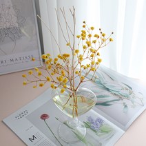 모리앤 프리저브드 하트글라스 디퓨저 옐로우 + 쇼핑백, 플라워레이디향