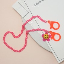 비단길 아동용 나엘 꽃 체인 마스크 스트랩