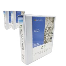 에코피피 친환경 PP D링 바인더 3공 5cm A4, 백색, 3개