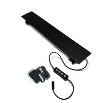 칸후 밝기 색상조절 수족관 LED 등커버 매트블랙 MD-450, 1개