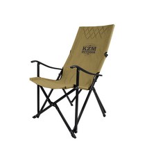 카즈미 시그니처 릴렉스 캠핑체어, 골드, 1개