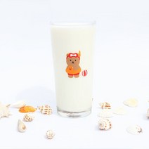 레이지띵 키드 베어 롱 글라스 물컵 435ml, 튜브, 1개