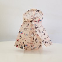 베이직 피크닉 강아지 우비, 혼합색상