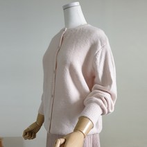 여성용 데일리 라운드 가디건