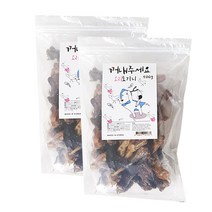 펫신드롬 꺼내주세요 수제 강아지 건조 간식 500g, 오리 도가니, 2개