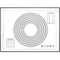 세븐프리 실리콘 반죽매트 초특대형 블랙, 1개
