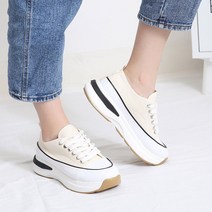 캔버스 통굽 여성 운동화 4.5cm KCT2020-1