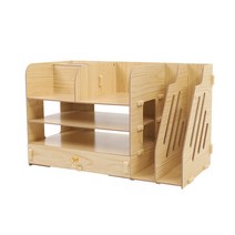 따니네 다용도 테이블 책꽂이 ZZ011 TYPE06, 베이지