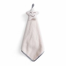 JHCompany 포인트 스마일 핸드타월, 화이트, 1개
