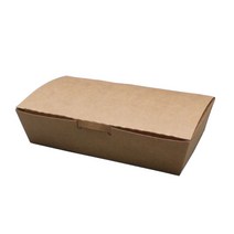 더담다 다회용 크라프트 도시락 3호, 1개입, 100개