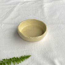 사푼 도자기 오종종 종지, 연노랑, 1개