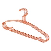 네이쳐리빙 골드라인 심플 라운딩 옷걸이, 로즈골드, 10개입