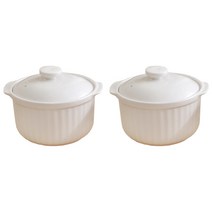 쓰임 마일드 화이트 계란찜기 소, 125 x 112 x 90 mm, 2개