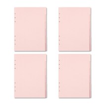 페이퍼리안 6공 인덱스 핑크 4p, 6매