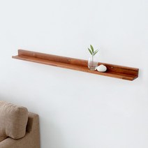 마켓비 TANG 아카시아 원목 액자 선반 아카시아, 브라운