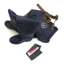 독수리표 가슴 낚시장화 TK901-501 + 수선용 패치 세트, 혼합색상, 250