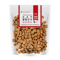 벨루츠 수제 황태구이 말랑간식 강아지간식 500g, 소고기맛, 1개