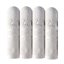 아놀드파마 유로뱀부40 세면타월 170g 16수 뱀부사, 아이보리, 4개