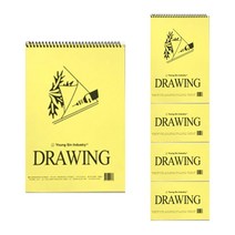 올페이퍼 상철 스케치북 3000SK 5p, A4, 20매