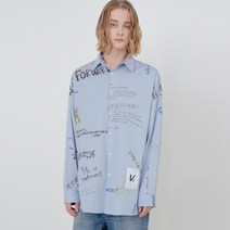 브이투 남성용 OVERFIT GRAPHY COLOR SHIRT
