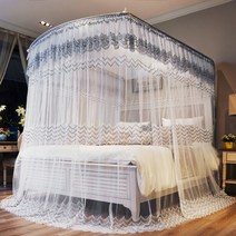 캐노피 침대 모기장, 그레이