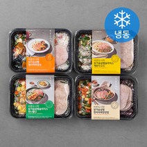 바르닭 바른도시락3 닭가슴살햄 도시락 250g x 2종 + 260g x 2종세트 (냉동), 1세트