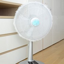 라이프스토리 러블리 선풍기 안전 커버 코사지 2p, 화이트