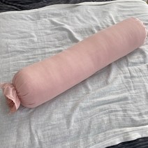 참데코 리치프릴 캔디쿠션 롱쿠션 커버, 핑크