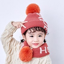 아동용 털 모자 목도리 DM-116