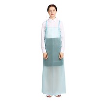 THE앞치마 우레탄 방수 H형 앞치마 대, 스카이블루, 1개