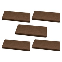 미끄럼방지 계단매트 5p, 무지 브라운