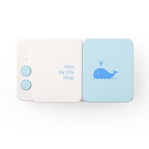 두다 무선 UVC LED 가정용 칫솔살균기, SIC-H300B, 블루고래