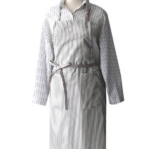 아망떼 딘딘 옥스포드 앞치마 FREE, 그레이, 1개