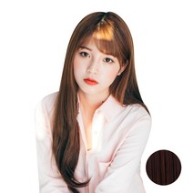 픽앤웨어 똑딱이 붙임머리 피스 C컬펌 S, 레드 브라운, 1개
