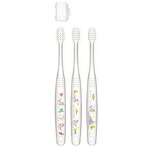 스케이터 유아 칫솔 3p + 캡 세트, 유니콘, 1세트