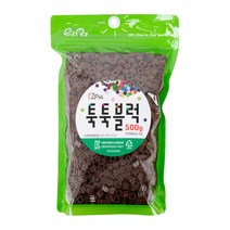이지 툭툭 블럭 1500p 500g, 밤색